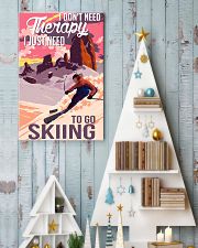 skiing dont need therapy 11x17 Poster lifestyle-holiday-poster-2