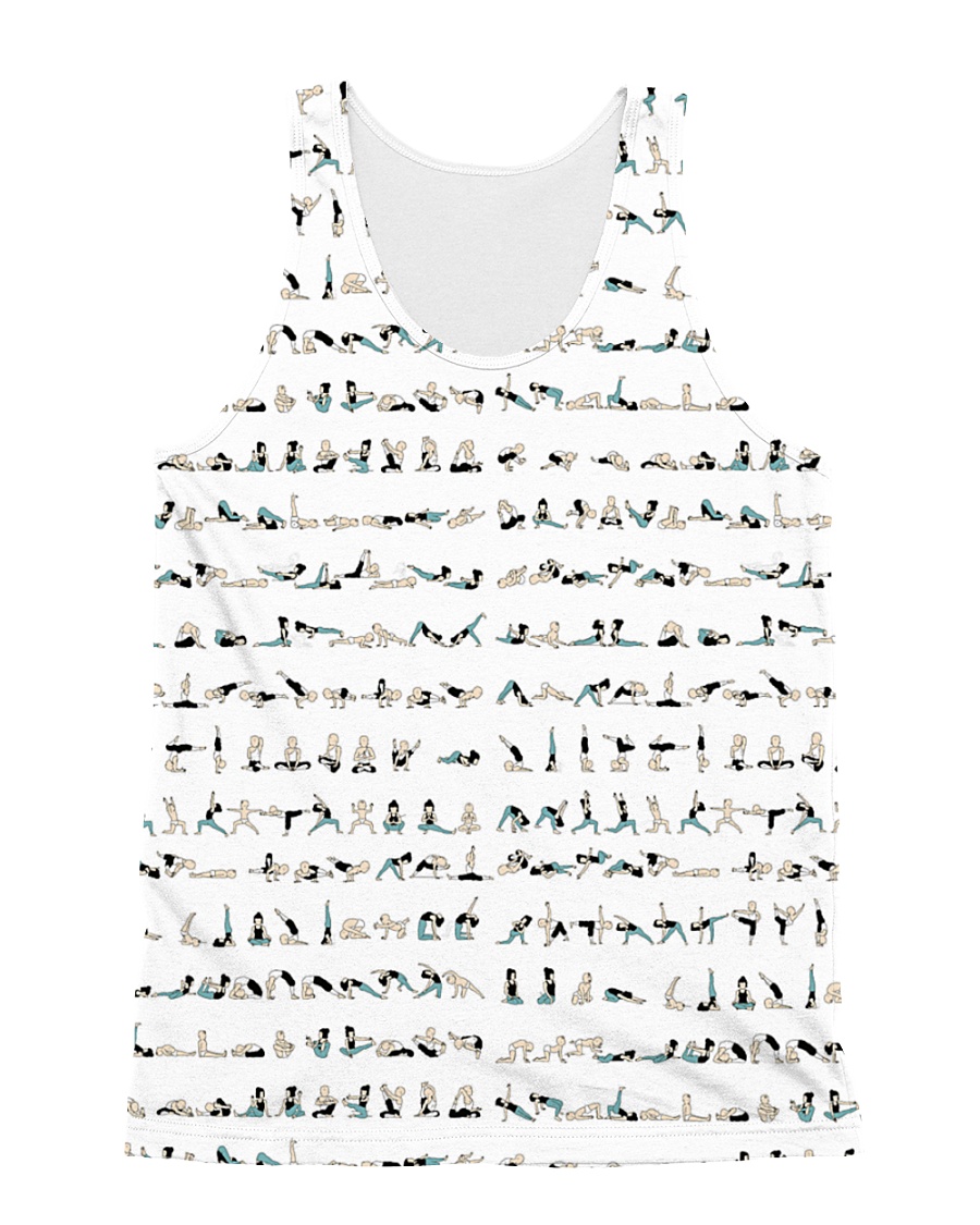 yoga-pose-poster All-over Unisex Tank