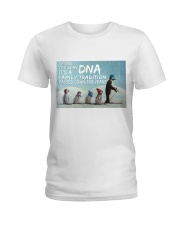 skiing penguin dna pt phq ntv Ladies T-Shirt tile
