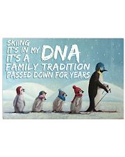 skiing penguin dna pt phq ntv 17x11 Poster front