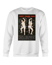 karate striking points pt lqt ntv Crewneck Sweatshirt tile