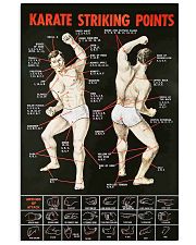 karate striking points pt lqt ntv Vertical Poster tile
