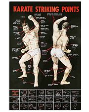 karate striking points pt lqt ntv 16x24 Poster front
