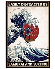 samurai surfing easily distracted pt phq pml 16x24 Poster front