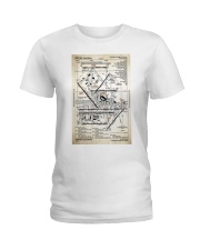 chicago O'Hare airport diagram pt lqt-pml Ladies T-Shirt tile