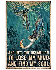 mermaid ocean moon lose my mind 11x17 Poster front
