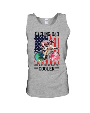 cycling dad cooler Unisex Tank tile
