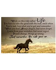 horse ride go on 36x24 Poster front