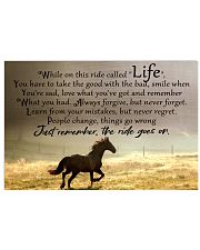 horse ride go on 17x11 Poster front