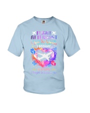Flight Attendant fought to become her Youth T-Shirt tile