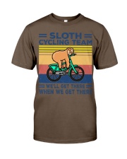 Sloth Bike Team Biking MTB BMX Classic T-Shirt tile
