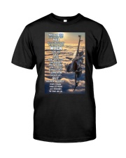 pilot this flight goes on pt lqt nna Premium Fit Mens Tee tile