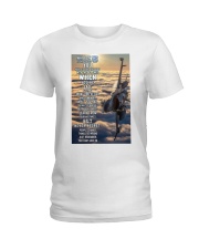 pilot this flight goes on pt lqt nna Ladies T-Shirt tile