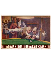 Quit talking billiard carom pt dvhh NTV 17x11 Poster front