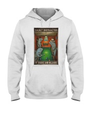 sharks billiards easily distracted pt mttn ngt Hooded Sweatshirt tile