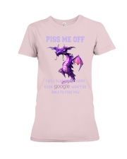 dragon piss me off Premium Fit Ladies Tee tile