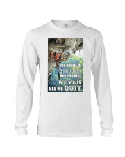 Rock climbing never see me quit pt dvhh pml Long Sleeve Tee tile