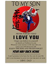 judo dad to son pt lqt ntv 16x24 Poster front