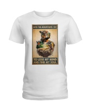 Mountain bike into mountains i go pt phq-ntv Ladies T-Shirt tile