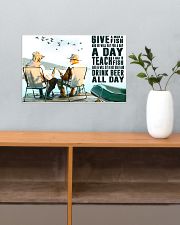 fishing beer give a man pt phq ngt 17x11 Poster poster-landscape-17x11-lifestyle-24