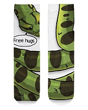snake anaconda fre hug Crew Length Socks tile