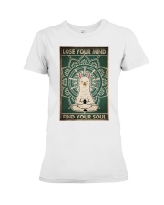 llama lose your mind pt phq ngt Premium Fit Ladies Tee tile