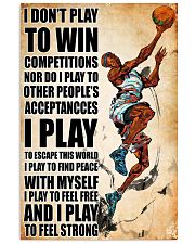 dont play to win basketball 24x36 Poster front