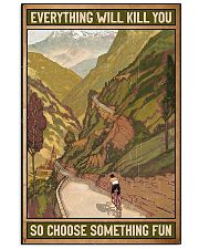 Cycling Choose something fun poster 11x17 Poster front