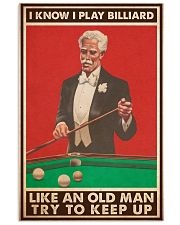Snooker billiard Old man try to keep up dvhh dqh Vertical Poster tile