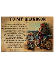 biker grandpa to my grandson pt lqt ngt 24x16 Poster front