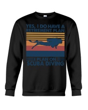 yes i do scuba diving vintage Crewneck Sweatshirt tile