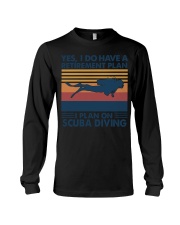 yes i do scuba diving vintage Long Sleeve Tee tile