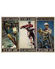 lineman not phase hobby life passion pt lqt ngt ad 17x11 Poster front