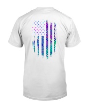 mermaid neon us flag Premium Fit Mens Tee tile