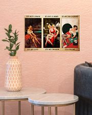 female billiard player it's my life poster ttb NTH 17x11 Poster poster-landscape-17x11-lifestyle-21