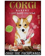 corgi cupcake 11x17 Poster front