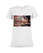 cycling manifesto pt lqt pml Premium Fit Ladies Tee tile