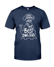 best dog dad father's day Classic T-Shirt tile