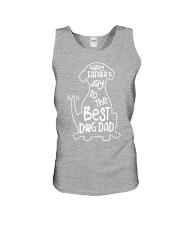 best dog dad father's day Unisex Tank tile