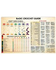 crochet guide ttb nth Horizontal Poster tile