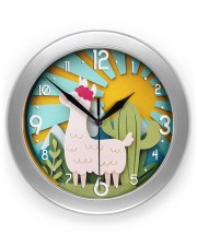 llama clock mttn ntv Wall Clock front