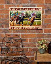 horse racing Santa Anita choose fun pt-lqt-nna 24x16 Poster poster-landscape-24x16-lifestyle-24