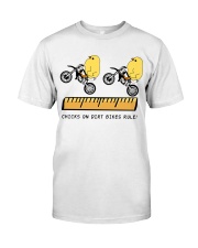 chicks on dirt bikes motocross Classic T-Shirt front