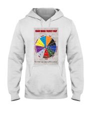 krav maga target map pt lqt ngt Hooded Sweatshirt tile