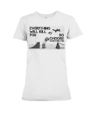 bmx jumping look back pt phq nna Premium Fit Ladies Tee tile