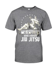 jiu jitsu old man never Classic T-Shirt tile