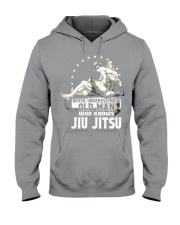 jiu jitsu old man never Hooded Sweatshirt tile