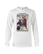 Moutaineering couple choose sth fun pt ttb-ngt Long Sleeve Tee tile