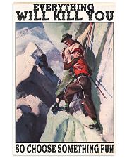 Moutaineering couple choose sth fun pt ttb-ngt Vertical Poster tile