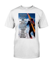 skiing climbing man today pt lqt nna Premium Fit Mens Tee tile